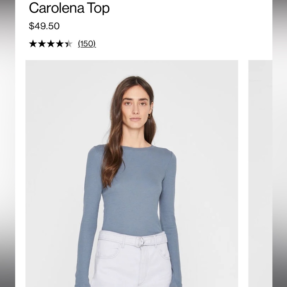 Club Monaco Long Sleeve Carolena Top